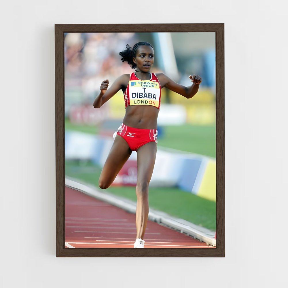 Poster Tirunesh dibaba – affiche Athlétisme (vue 5)